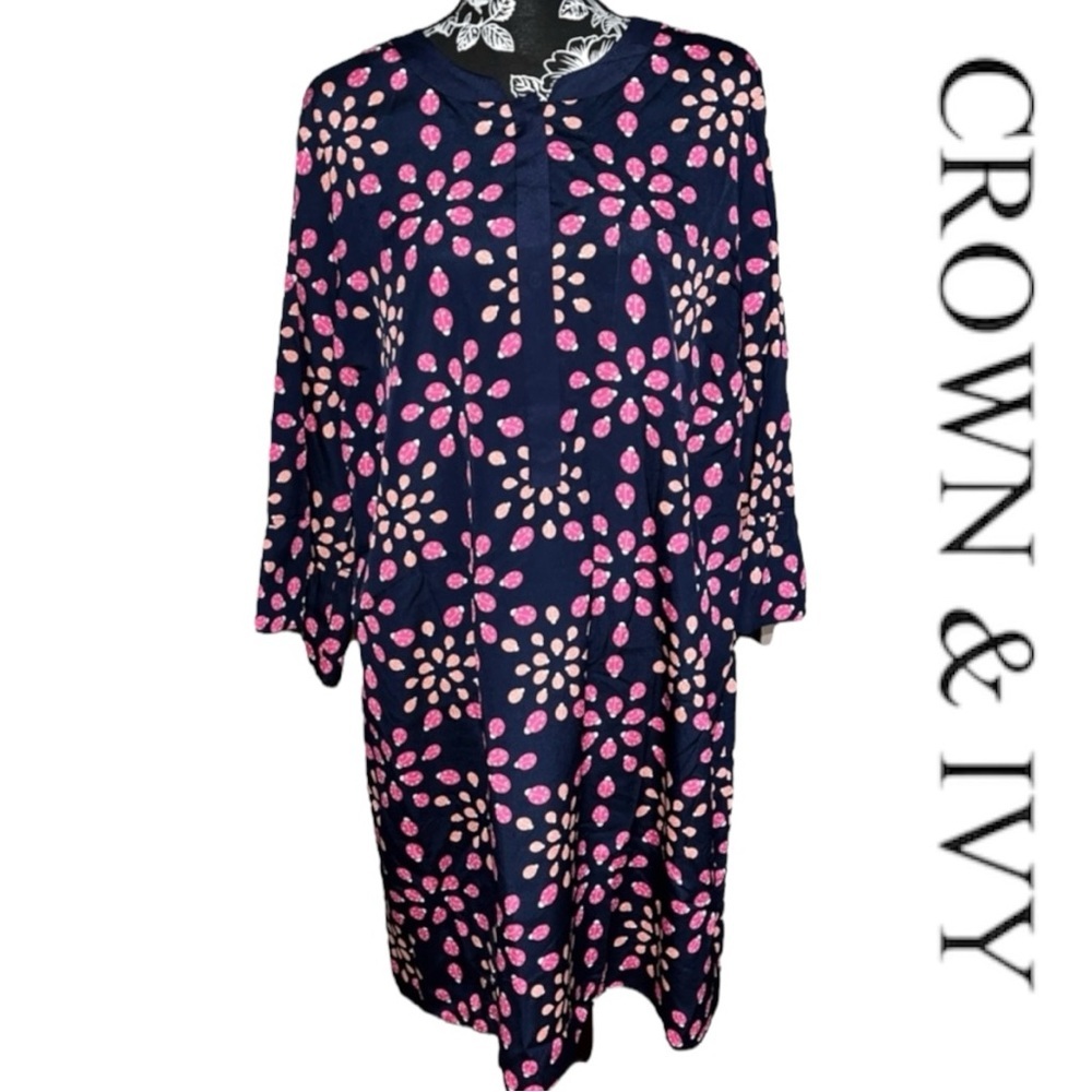 Crown & Ivy Ladybug Midi Dress Size 18W